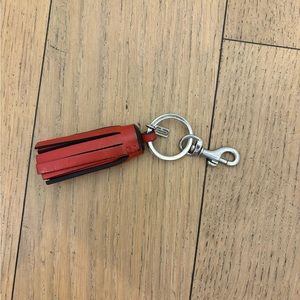 Super cute rare red Coach key chain!